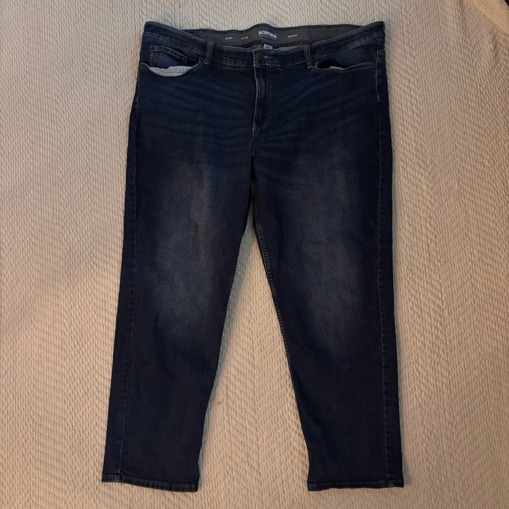 Sonoma Flexwear Straight Jeans in Blue